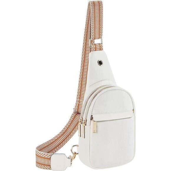 Handbags - Sling Bags Small Vegan Leather Fashion White